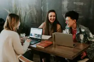 people working, laptop, job