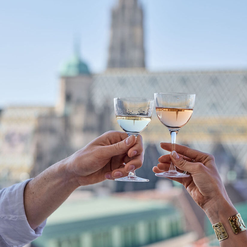 Eleganter Sonntagsbrunch mit Aussicht über Wien