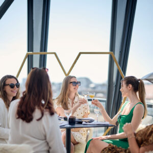 Champagner Brunch Wien mit Blick auf den Stephansdom